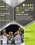 Annual Middle School Band Night September 27th