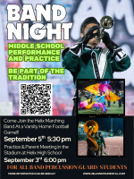 Annual Middle School Band Night