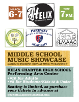 Helix Instrumental, LMAAC, LGA & Parkway Combine for a great night of music…
